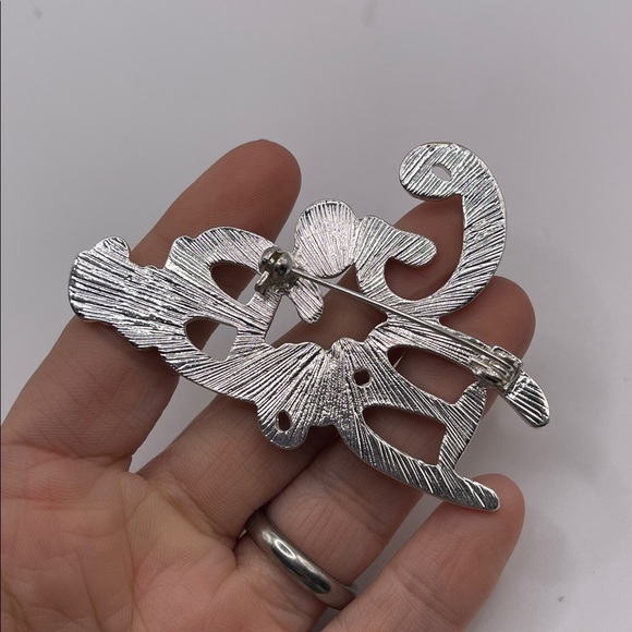 Blue and Silver 'Go Big Blue' Pin - Picture 2 of 3